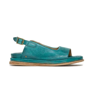 Sandalo donna B60007 A.S.98 in pelle naturale intrecciata