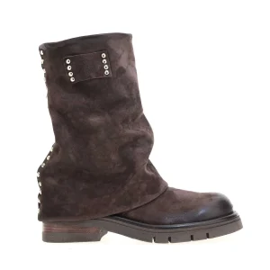 A.S.98 Remi Donna Stivaletti In Pelle Vintage