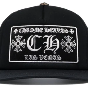 Chrome Hearts CH Las Vegas Trucker Hat Black/Black