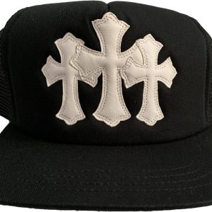 Chrome Hearts Cemetery Trucker Hat Black