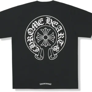 Chrome Hearts Horse Shoe Logo Pocket T-Shirt Black