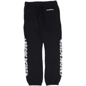 Chrome Hearts Logo Sweatpants Black
