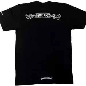 Chrome Hearts Scroll Logo T-Shirt Black