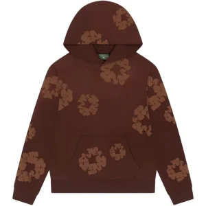 Denim Tears Mono Cotton Wreath Hoodie Brown