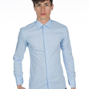Camicia fast celeste
