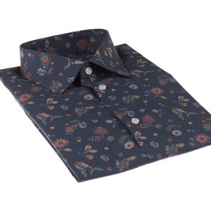 Camicia genziana blu