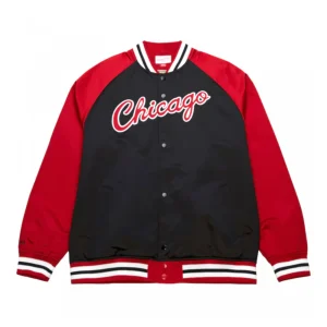 Chicago Bulls Vintage Logo Satin Jacket