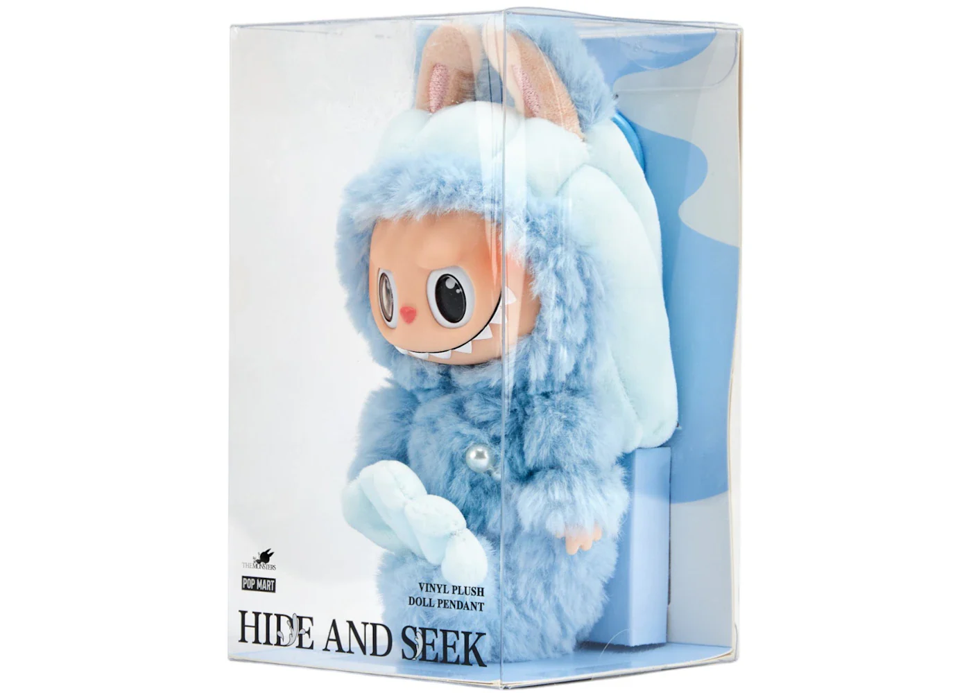 Pop Mart Labubu Hide and Seek In Singapore Series Vinyl Plush Doll Pendant - immagine 3