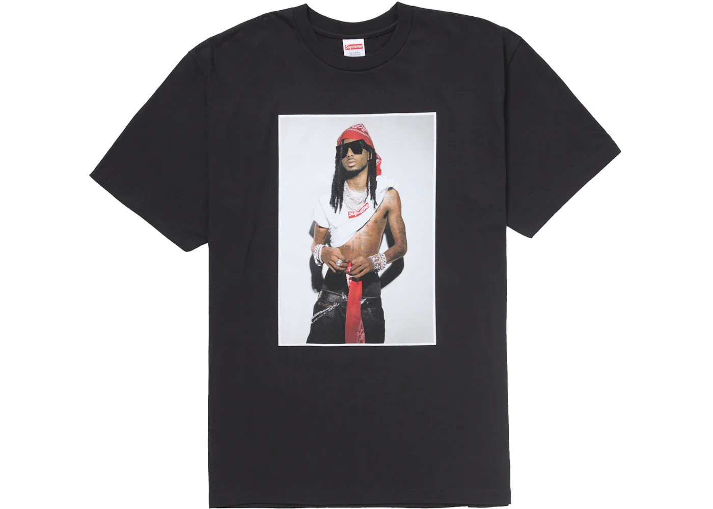 Supreme Playboi Carti Tee Black - immagine 2