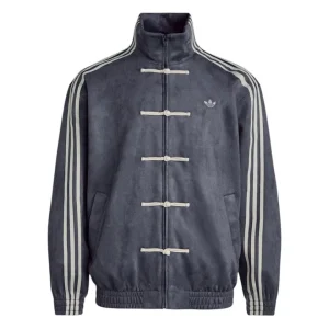 Adidas CTT Chinese Track Top 3.1 Gender Neutral Jacket Dark Grey (Asia Sizing)
