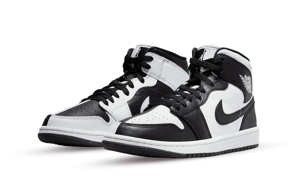Air Jordan 1 Mid Invert Black White - immagine 3