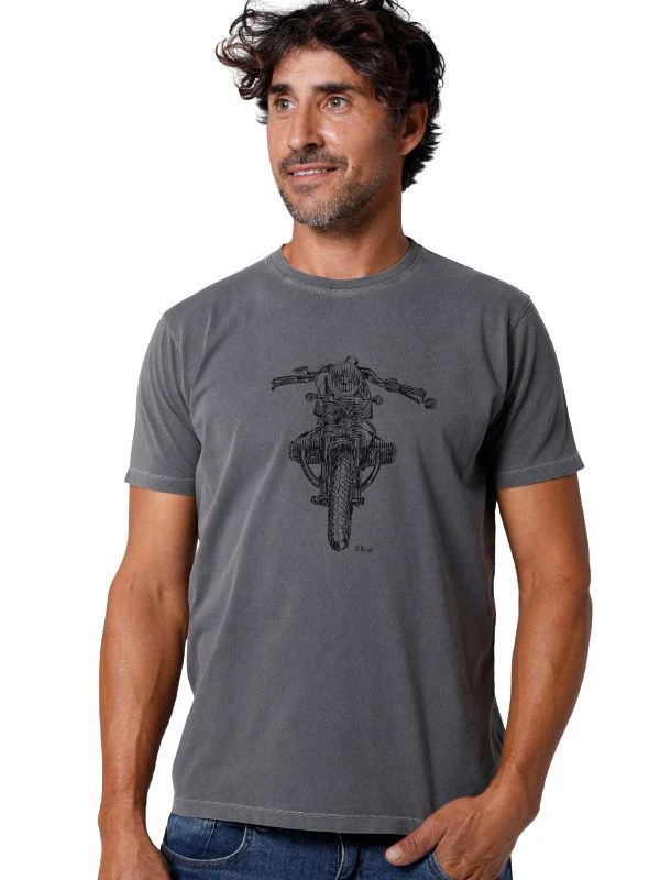 T-shirt uomo Piston La Nansa in cotone sostenibile - immagine 2