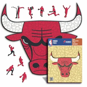 CHICAGO BULLS LOGO PUZZLE SMALL 150 PCS