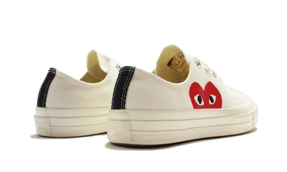 Chuck Taylor All-Star 70s Ox Comme des Garcons PLAY White - immagine 4