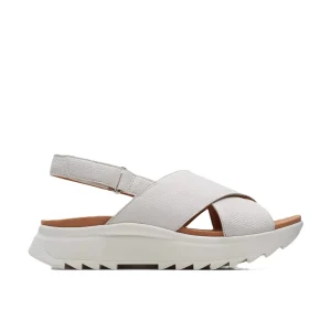 Clarks Dash Lite Wish Donna Sandalo Zeppa In Pelle