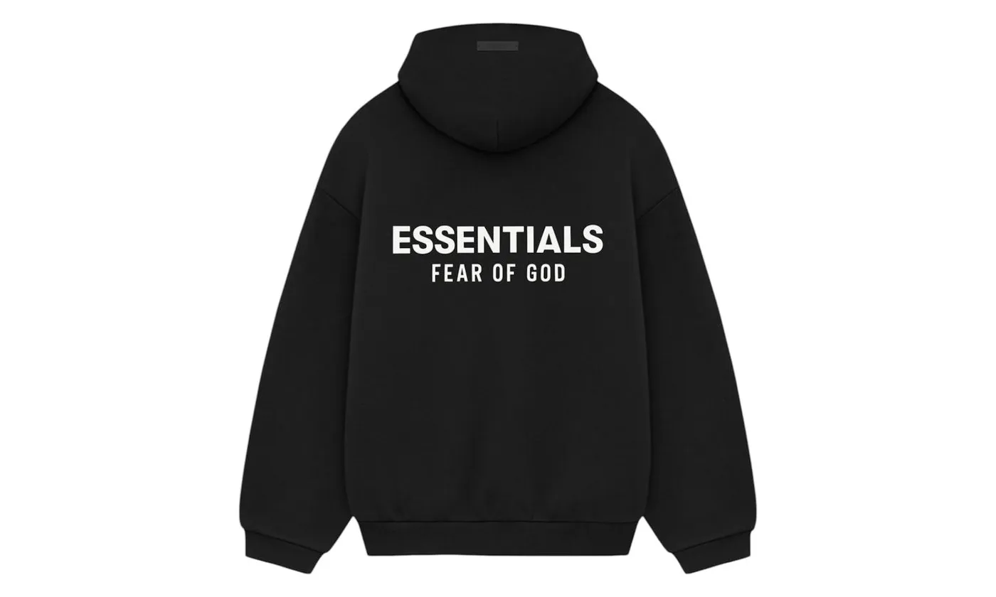 Fear Of God Fear of God Essentials Fleece Hoodie Black - immagine 3