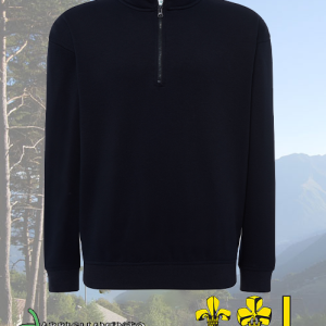 Felpa Mezza Zip Blu Scout Assoraider