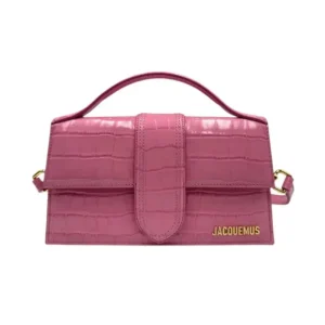 Jacquemus Le Grand Bambino Pink Croco