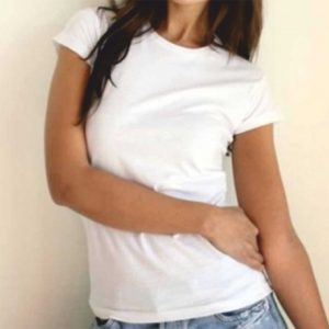 maglietta bianca donna