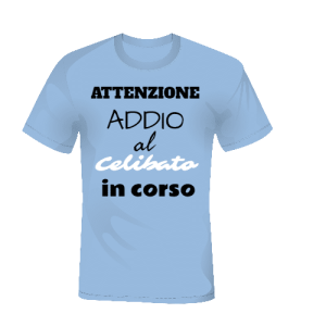 magliette addio al celibato