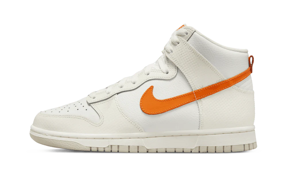 Dunk High White Orange