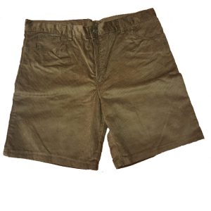 Pantaloncino Scout Velluto Kaki