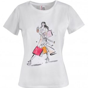 t shirt donna cotone