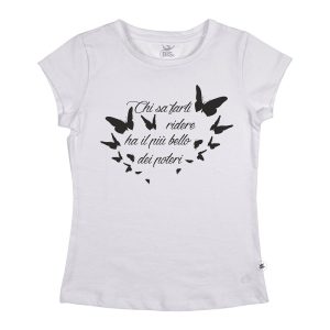 t shirt donna particolari