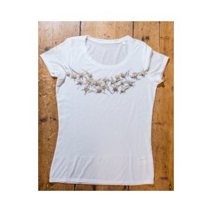 t shirt donna particolari