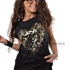 t shirt donna particolari