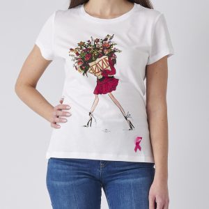 t shirt donna particolari