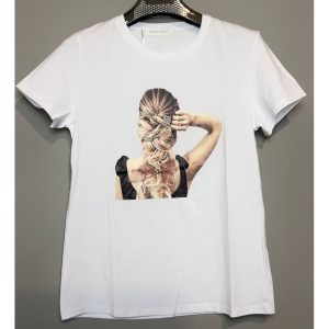 t shirt donna particolari